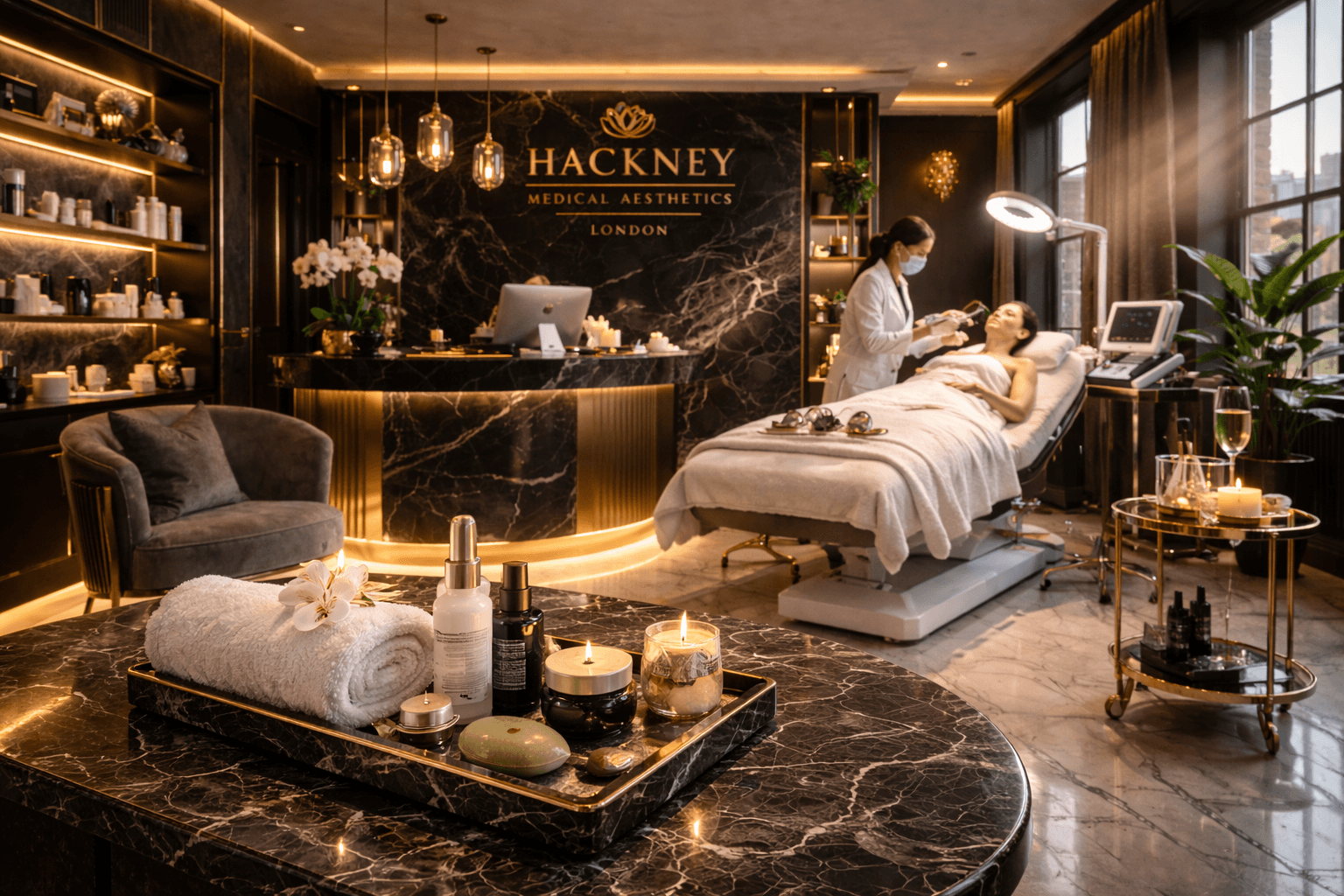 Luxury treatments hero at J Luxe Medical Aesthetics in Hackney, London