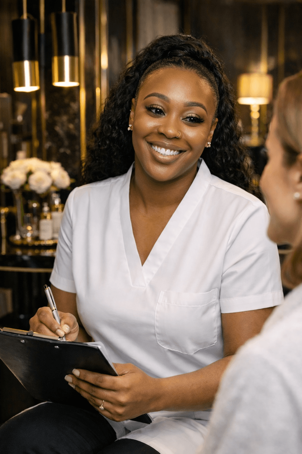 Lead practitioner consultation at J Luxe Medical Aesthetics in Hackney, London